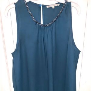 Dark blue Violet and Claire Women’s Tank Top